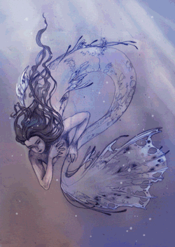 bluecohosh:  sad mermaid 