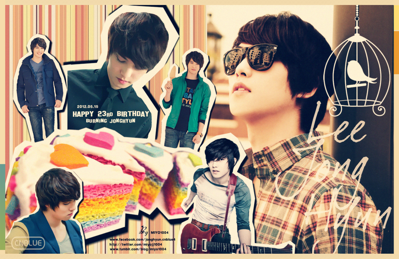 miyo1004:  2012.05.15 Happy Birthday Lee Jonghyun!!! Handsome guitarist ❤우리꽃미남