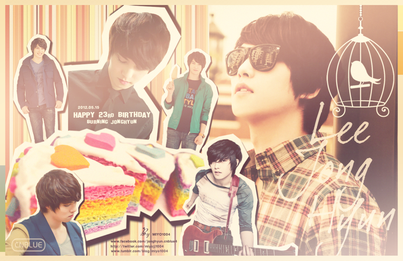 miyo1004:  2012.05.15 Happy Birthday Lee Jonghyun!!! Handsome guitarist ❤우리꽃미남