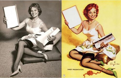 Sex wetheurban:  PIN-UP GIRLS: BEFORE AND AFTER pictures