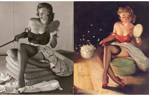 Porn Pics wetheurban:  PIN-UP GIRLS: BEFORE AND AFTER