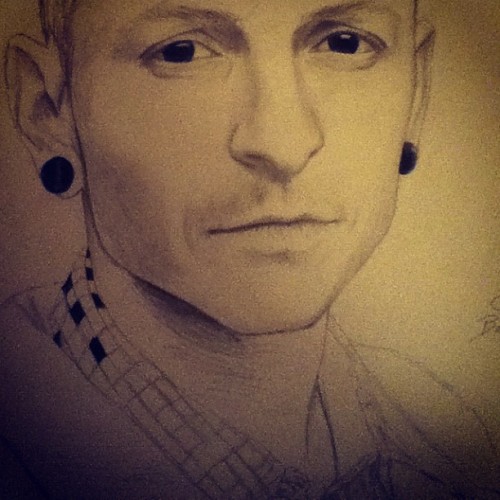 fantachester:I’m just starting a new Chester Bennington drawing!!!! I’ll put the finished one up her