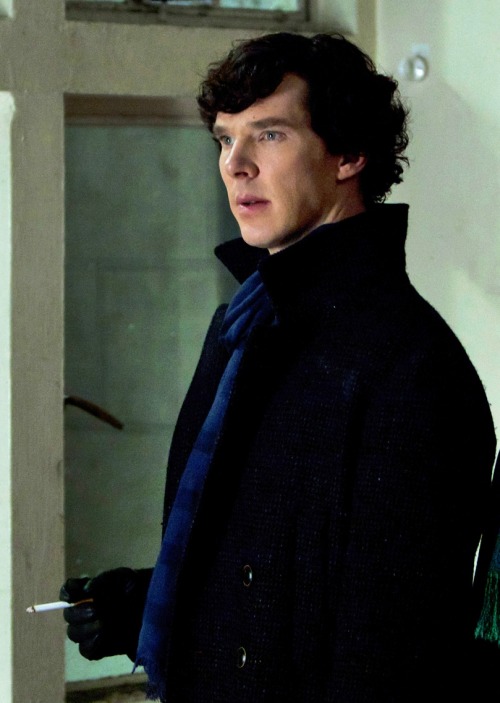 deareje: a few new still shots of #Sherlock from PBS site here