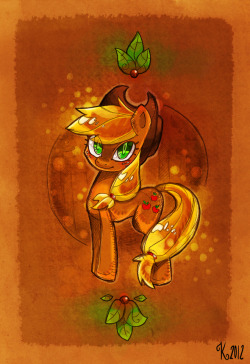 colorgasmfreakbrony:  AJ by *Kaliptro2 