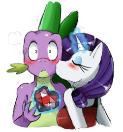 jeweldryn213:  MLP: Thanks, Spike… by *ss2sonic 