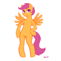 amnestyamongus:  I was messing around with drawing anthro ponies. I used to draw them a more anthro-like style anyway. I sort of have added on to that style here. 