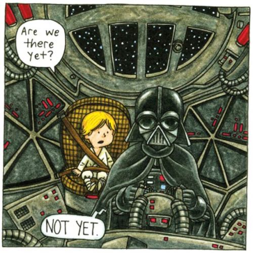 Darth Vader and Son by Jeffrey Brown Children’s book for 35+. In this sweet comic re-imagining