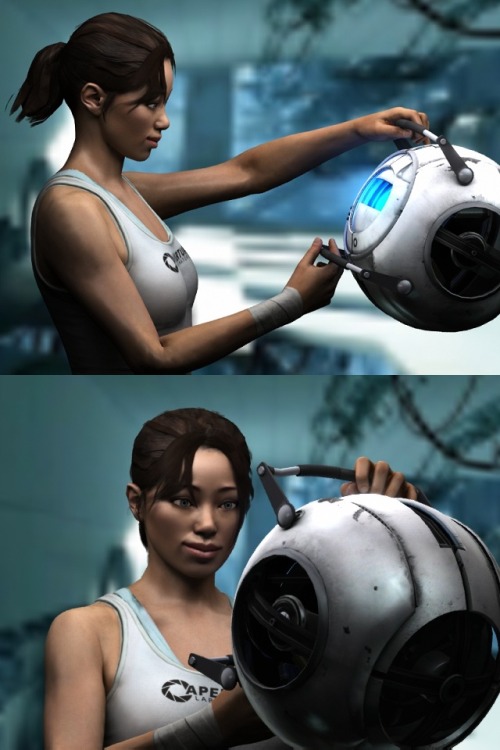 conquerorwurm:orangeboxstuff:expression test Chell by ~digital-shurikenI found this while trying to 