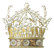 Sex  art nouveau crown illustrations  pictures