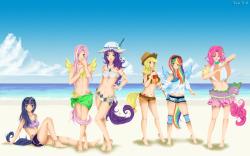 werd10101:  Summer in Ponyville by ~BakaKawaiCosplay0o0