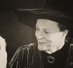 McGonagall: And, Potter… it’s good to see you.Harry: It’s good to see you too, Professor.