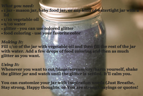 glitter jar