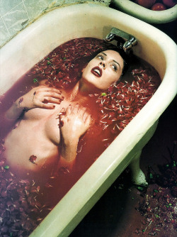 beautilation:  Rose McGowan by Bettina Rheims.