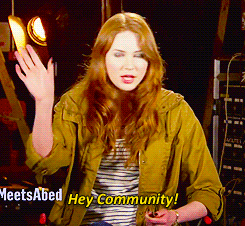 sillymuggles-blog:  Karen Gillan Talks Inspector Spacetime! (x)   Whoa. Yes Community, take her up on that. Do it. DO IT.