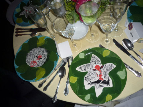 Erotic cake and Kembra Pfahler&rsquo;s hand-panted plates at the Playboy magazine dinner to cele