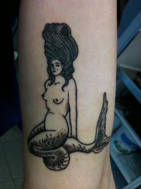 fuckyeahtattoos:  Its my mermaid tattoo, made by Fosca More 