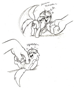rainbows-and-flutters-on-dashes:  ask-record-scrape:  mracostak:  Playing with Lyra by *mickeymonster  Always reblog X3  Ditto. :3 