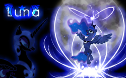 ponifyyourdesktop:  Princess Luna Wallpaper