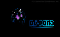 ponifyyourdesktop:  Dj-Pon3 by ~Atomickasskicker