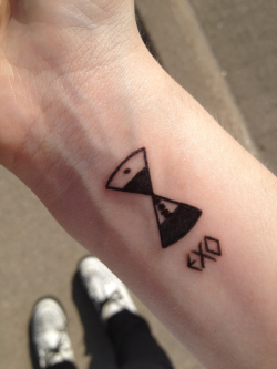 kkkey:  my EXO tao tattoo ♥  