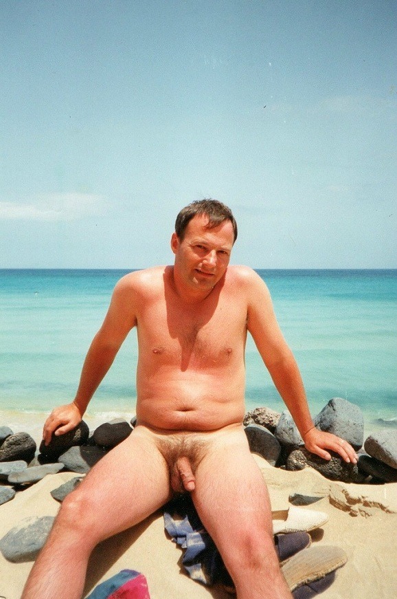 graybeards:  Mark loves going to nude beaches and showing off my young thin body.