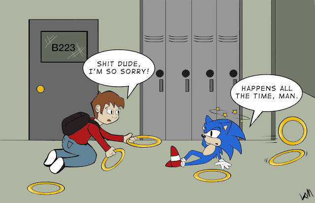 insanelygaming:  Losing Rings Created by Kayla Moning 