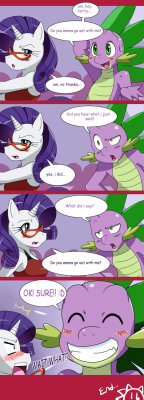 benoit-vs-guerrero:  COMIC:Spike and Rarity