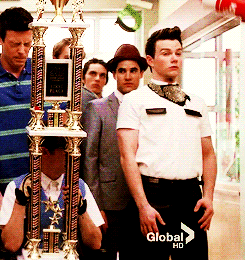 I’m wondering how much thought Kurt put into making sure Blaine was behind him when they went 