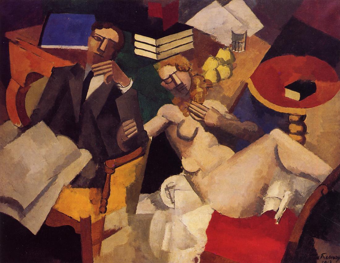 Roger de La Fresnaye (1885 1925), Married life (1912), oil on canvas &ldquo;Non
