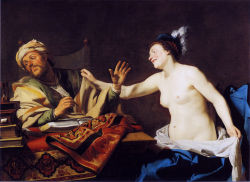baroqueart:  The Steadfast Philosopher by Gerrit van Honthorst Date: 1623  What a funny painting. 