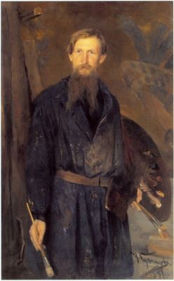 blastedheath:  russianarthistory Nikolai Dmitriyevich Kuznetsov, Portrait of Victor Vasnetsov, 1892. 