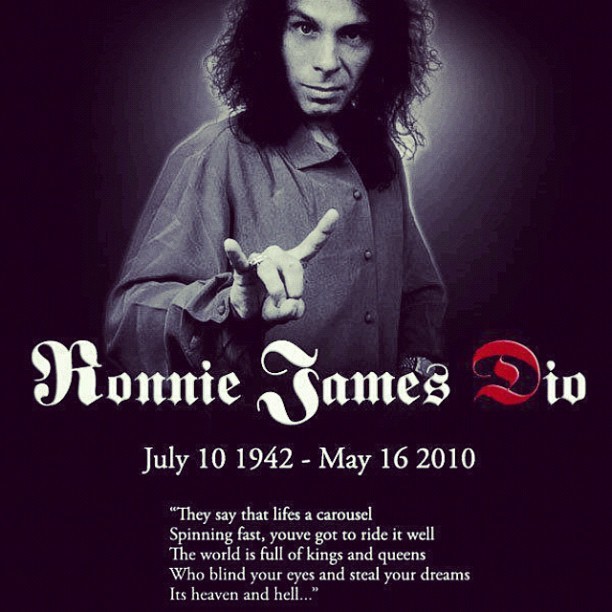 noblesteedtattoo:  #dio #rip (Taken with instagram) 