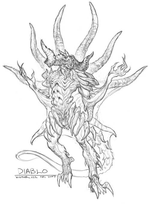 gameraddictions:  diablo concept art Diablo III 