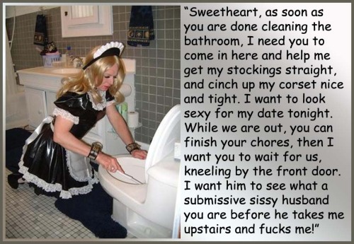 anothersissycuck:  She needs a little help. 