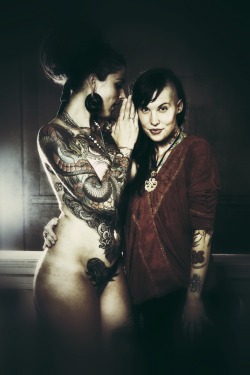 freyjaveda:  Me and Ashley (Twwly Suicide) In Mtl last year. Can’t wait for this year!! Shot by Steve Prue