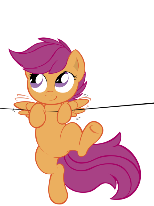 werd10101:  Hang in there Scoots by ~Alex4nder02  There’ve been a lot of cute CMC pics floating around lately. That’s OKAY <3