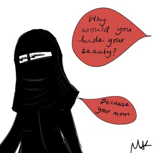 mehreenkasana:Muslim Doodles by Mehreen KasanaThat’s me. While I understand these doodles don’t repr