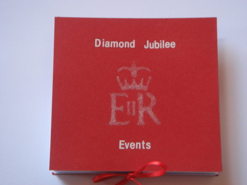 Diamond Jubilee Event booklet design with jubilee tube map