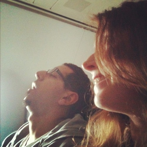 Hey, guys!  I made a new friend on the plane.