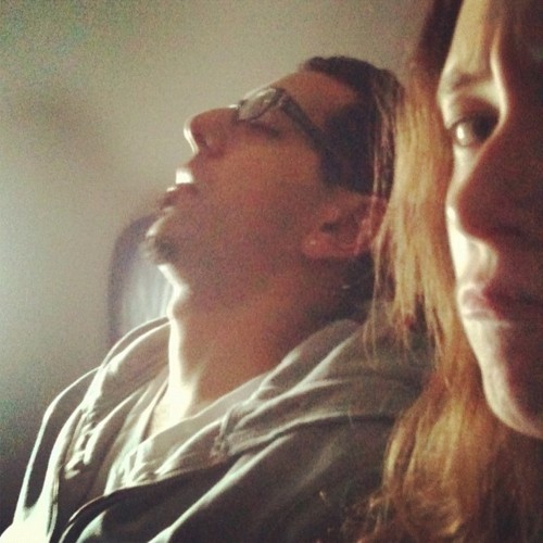 Hey, guys!  I made a new friend on the plane.