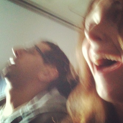 Hey, guys!  I made a new friend on the plane.