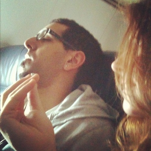 Hey, guys!  I made a new friend on the plane.
