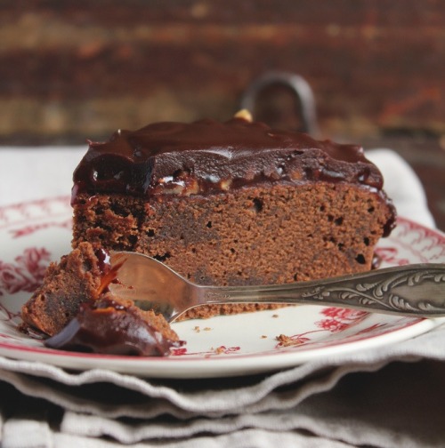 oohhhbaby:double-chocolate cake