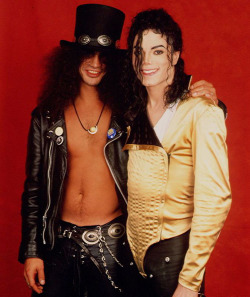 mygang:  Slash , Michael Jackson 