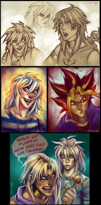 rivan145th:  Some new sketches from Yu gi oh :) 