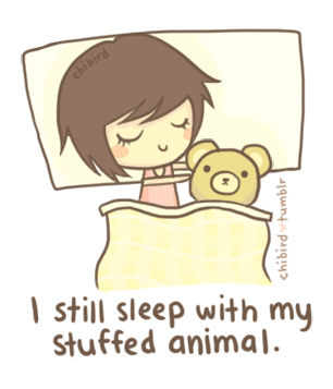 dadas-special-little-girl:  I sleep with lots!!!!! Hehe