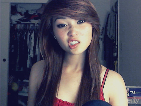 takumanishiya:  bondoccc:  haitammyly:  I get super bored at home.  gotta love her face  You look like a pornstar 