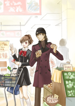 one-and-only-arisato-minato:  Grocery shopping! 