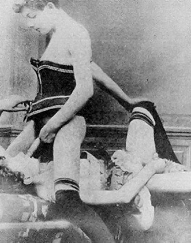 ischiopagus:  Boys in Drag: 1885-1900 