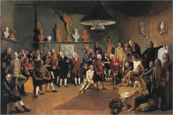 Michalkarmazon:  In A Group Portrait By Johann Zoffany, “The Academicians Of The